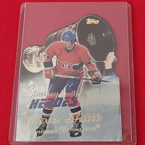 2002 TOPPS, STEVE SHUTT STANLEY CUP HEROES HOCKEY CARD!!!